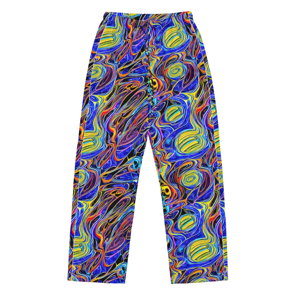 Sonic Saffron on Women's Pajama Pants — Front