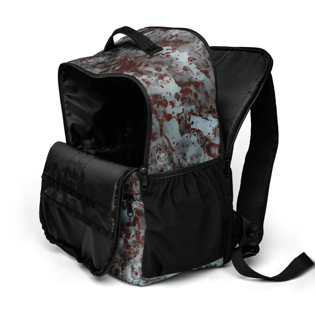 Crimson Undertow on Utility Backpack — Product details 2