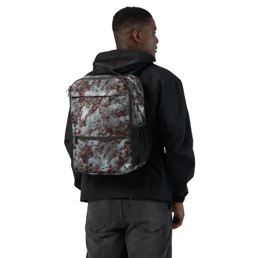 Crimson Undertow on a Utility Backpack