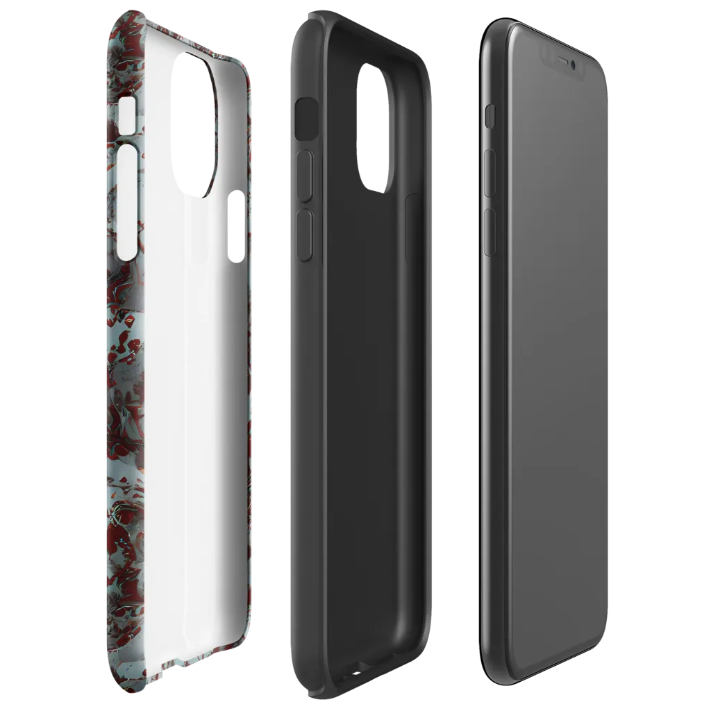 Crimson Undertow on Tough Case for iPhone® — Right