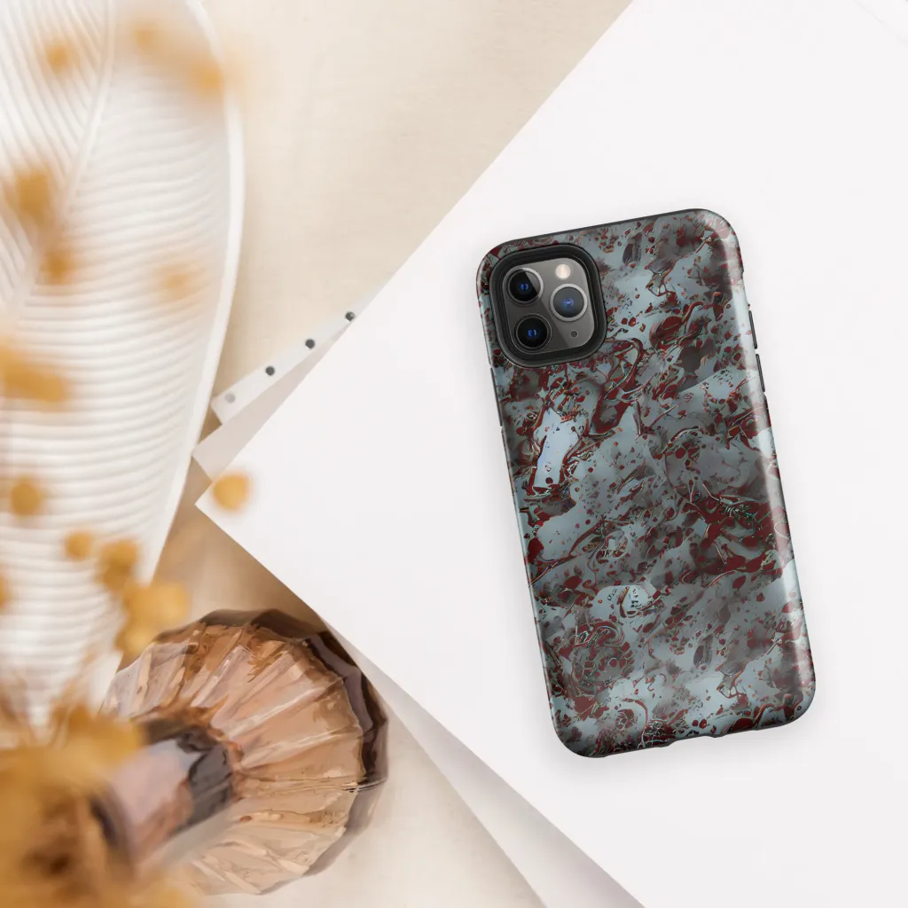 Crimson Undertow on Tough Case for iPhone® — Front