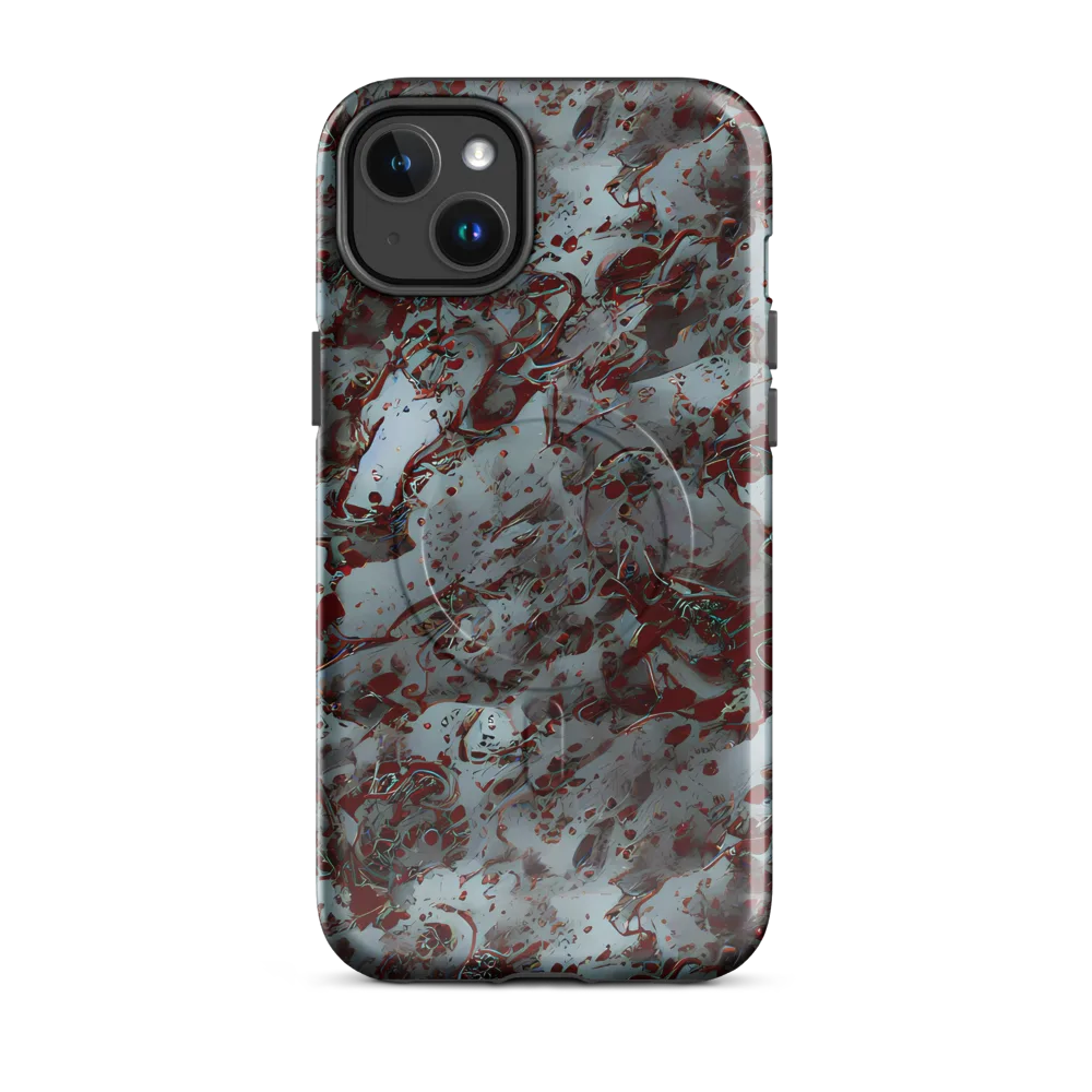 Crimson Undertow on MagSafe Tough Case for iPhone® — Front