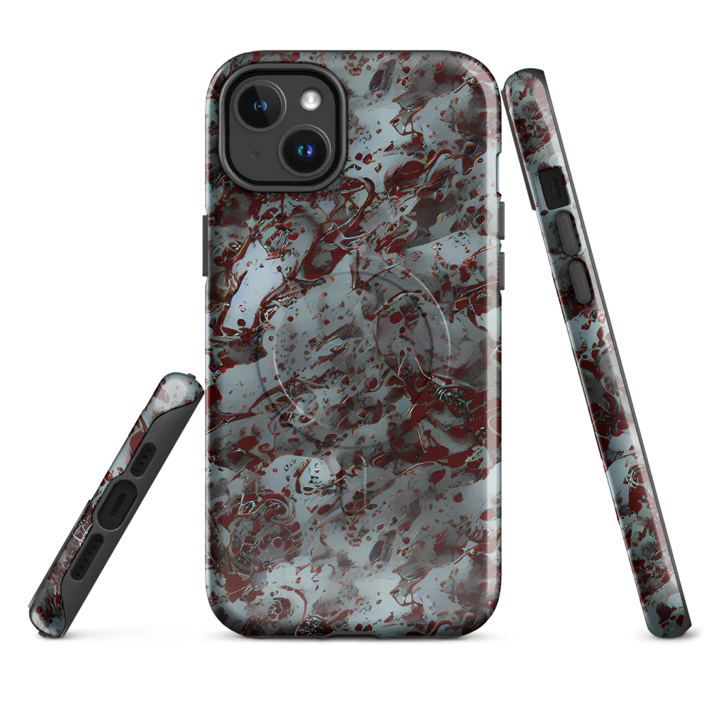 Crimson Undertow on MagSafe Tough Case for iPhone® — Front