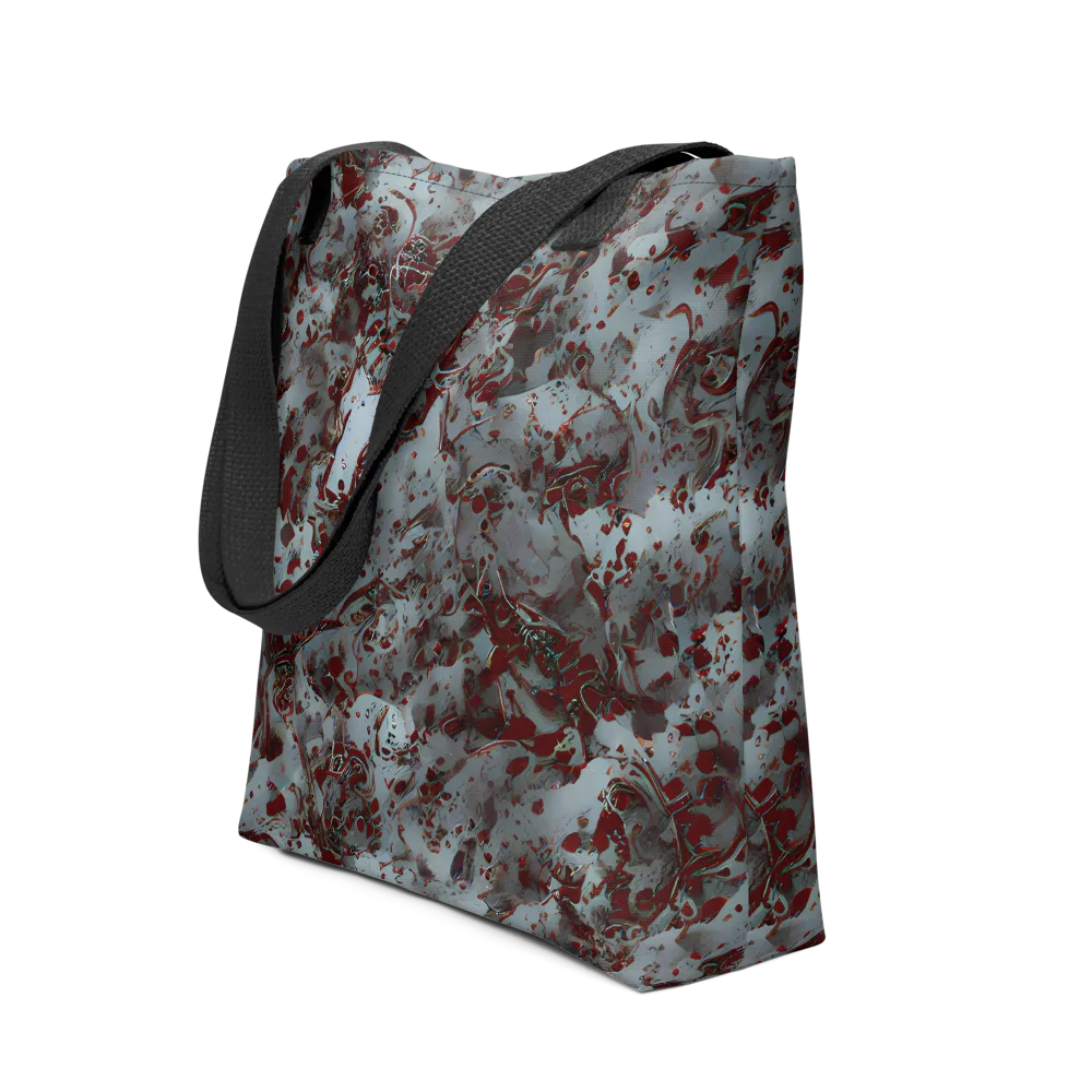 Crimson Undertow on Tote Bag — Front