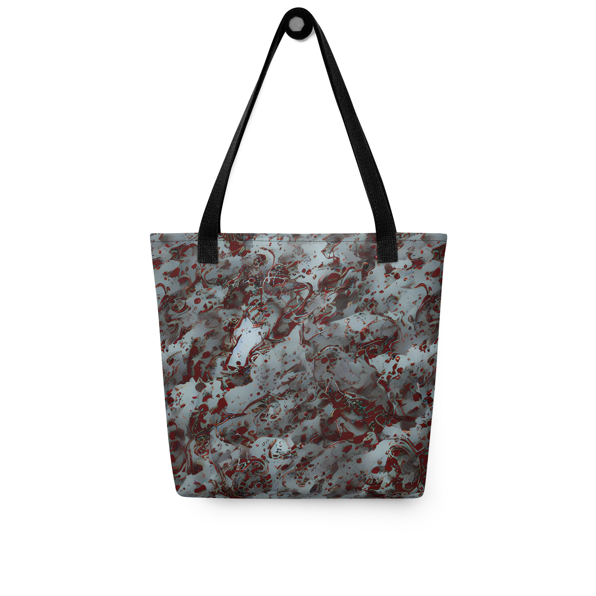Crimson Undertow on Tote Bag — Front