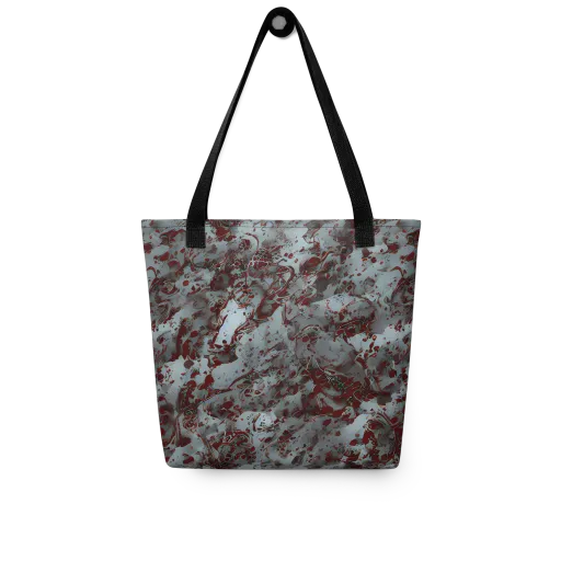Crimson Undertow on a Tote Bag