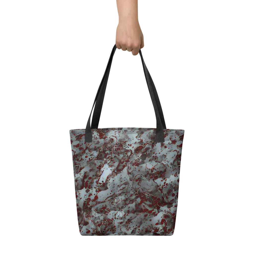 Crimson Undertow on Tote Bag — Front