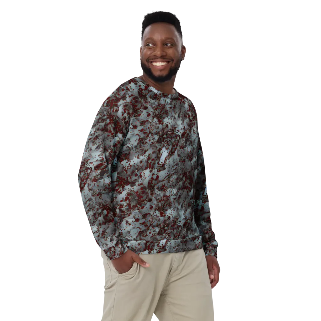 Crimson Undertow on Sweatshirt — Front