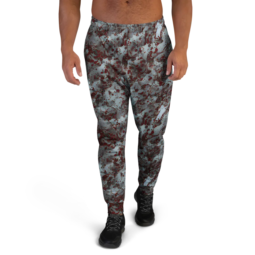 Crimson Undertow on Men's Joggers — Front