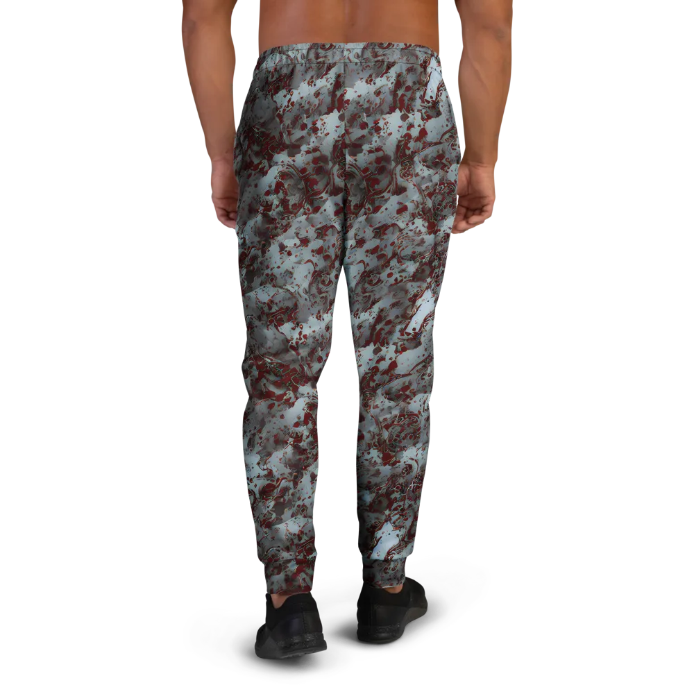 Crimson Undertow on Men's Joggers — Back