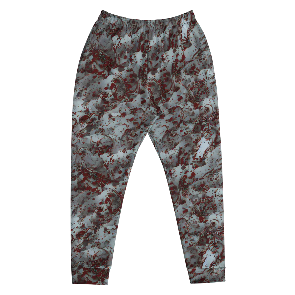 Crimson Undertow on Men's Joggers — Front