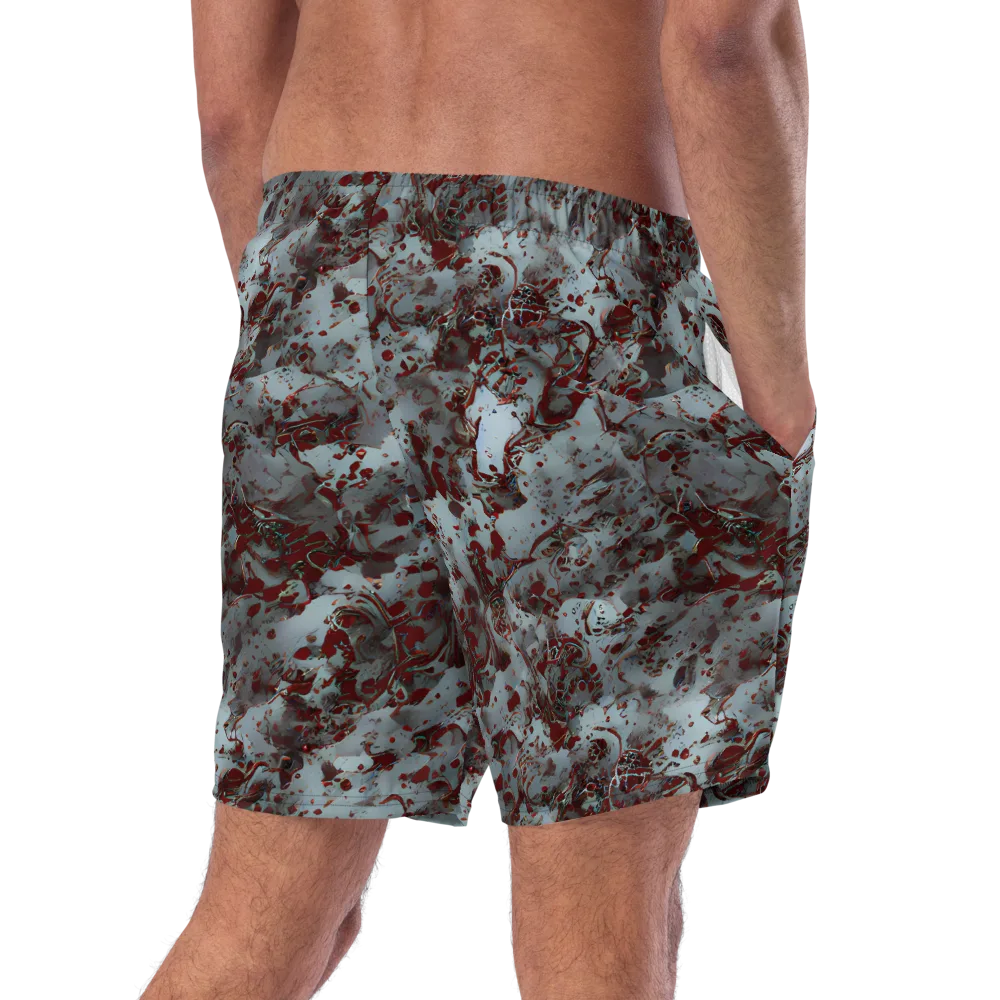 Crimson Undertow on Swim Trunks — Right Back