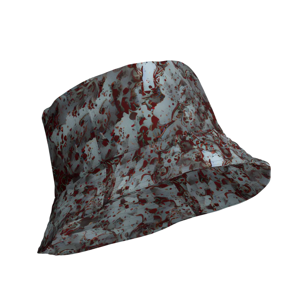 Crimson Undertow on Reversible Bucket Hat — Product details Outside