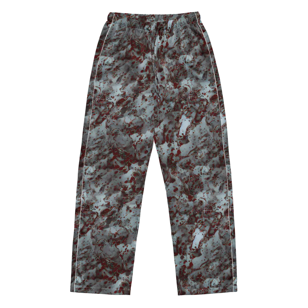 Crimson Undertow on Women's Pajama Pants — Front