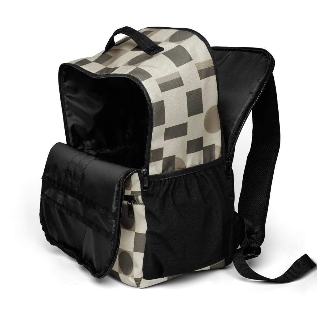 Taupe Tectonics on Utility Backpack — Product details 2