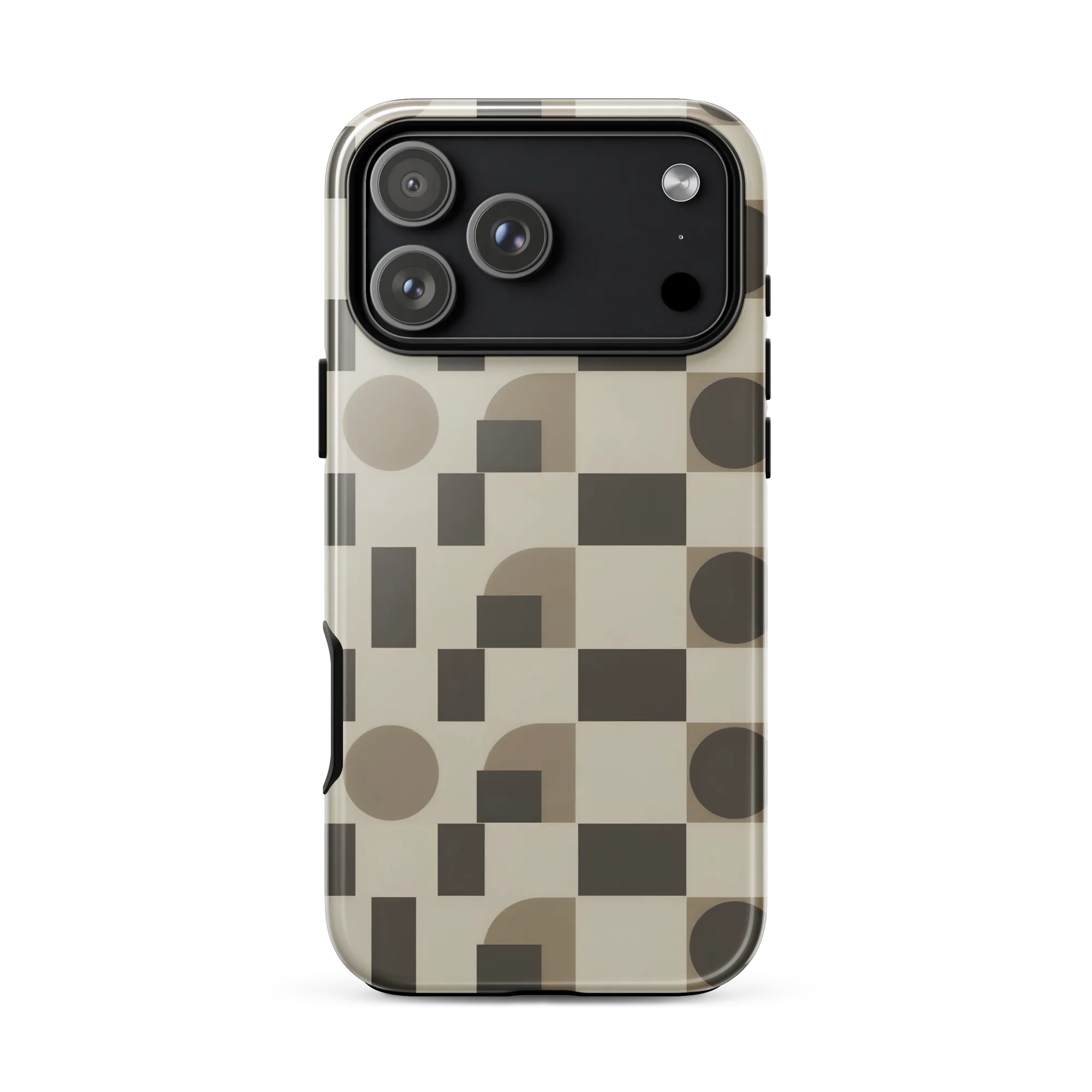 Taupe Tectonics on Tough Case for iPhone® — Front
