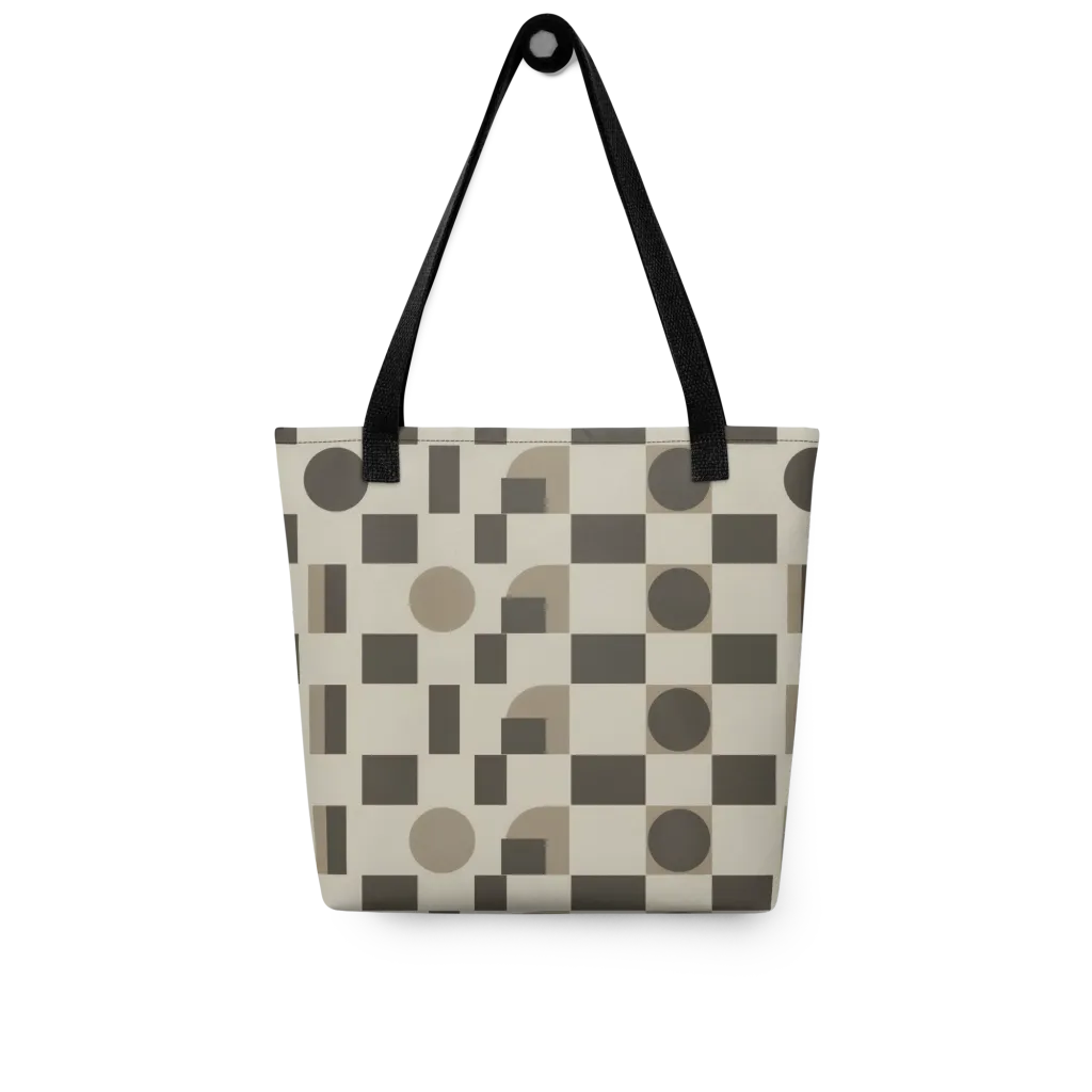 Taupe Tectonics on Tote Bag — Front
