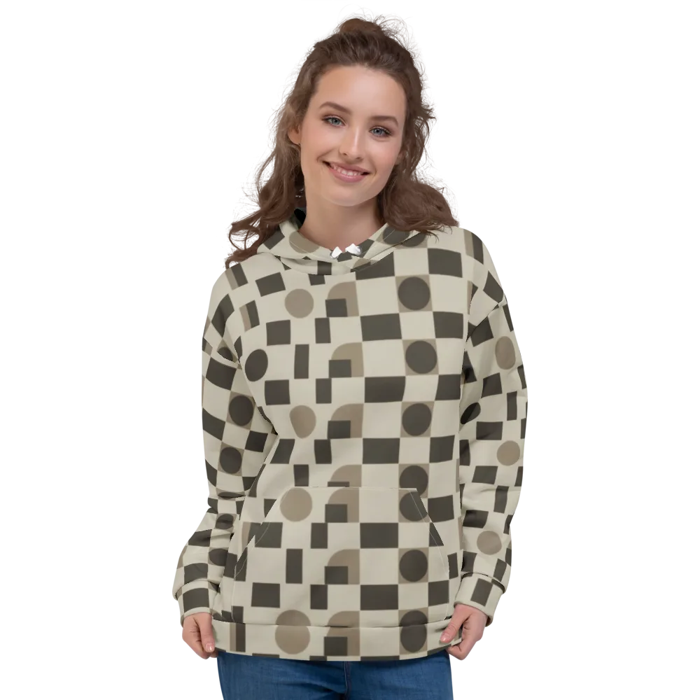 Taupe Tectonics on Hoodie — Front
