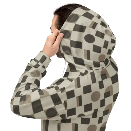 Taupe Tectonics on a Hoodie