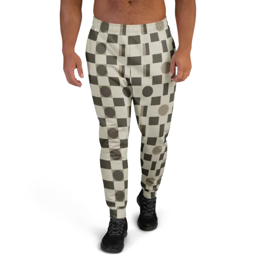 Taupe Tectonics on a Men's Joggers