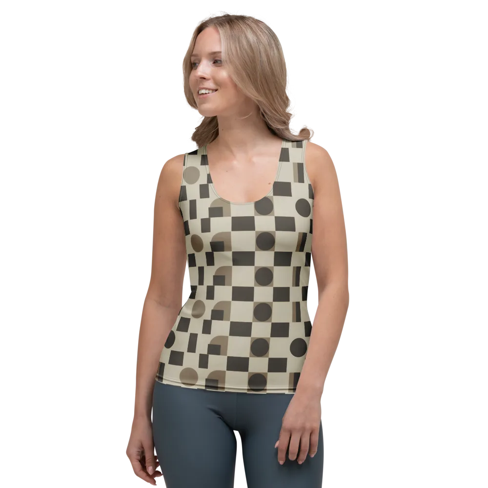 Taupe Tectonics on Women's Tank Top — Front