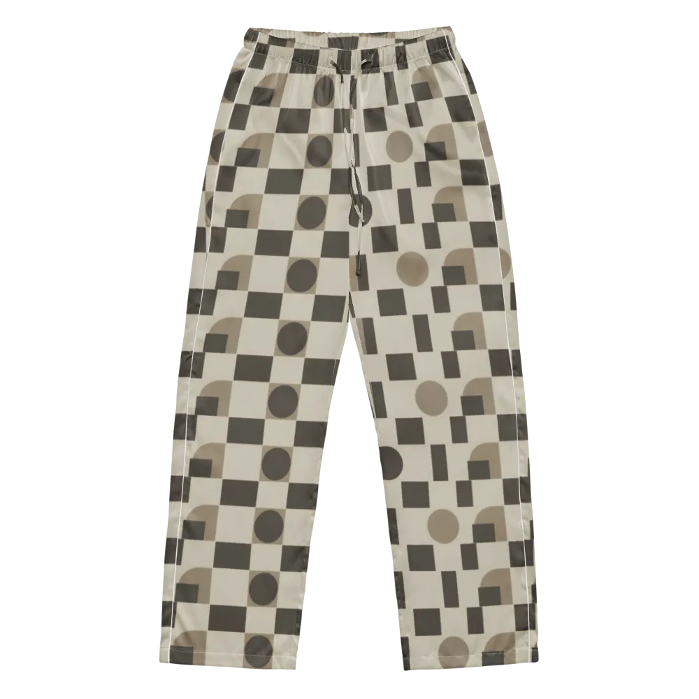 Taupe Tectonics on Women's Pajama Pants — Front