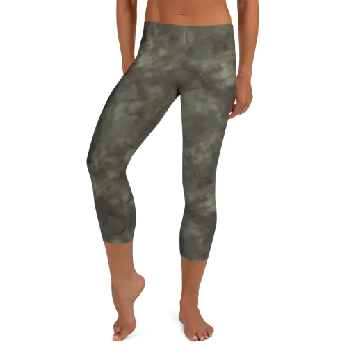 Ashen Constellation on a Capri Leggings
