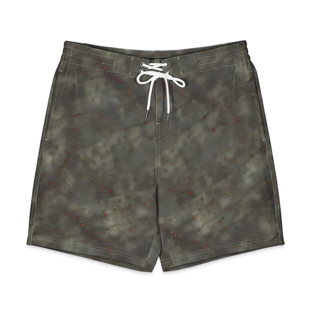 Ashen Constellation on Men's Board Shorts — Front
