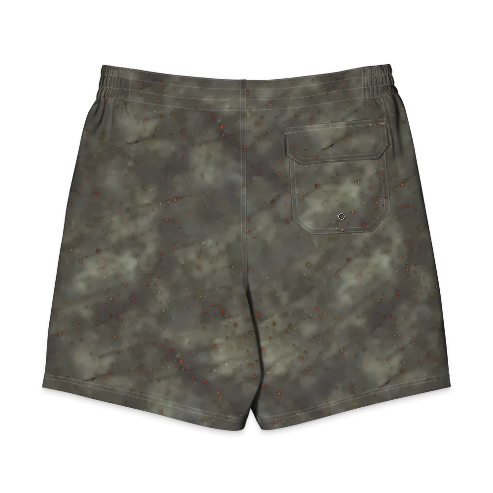 Ashen Constellation on Men's Board Shorts — Back