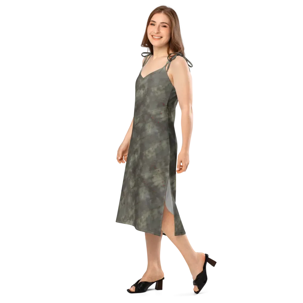 Ashen Constellation on Slip Dress — Left Front