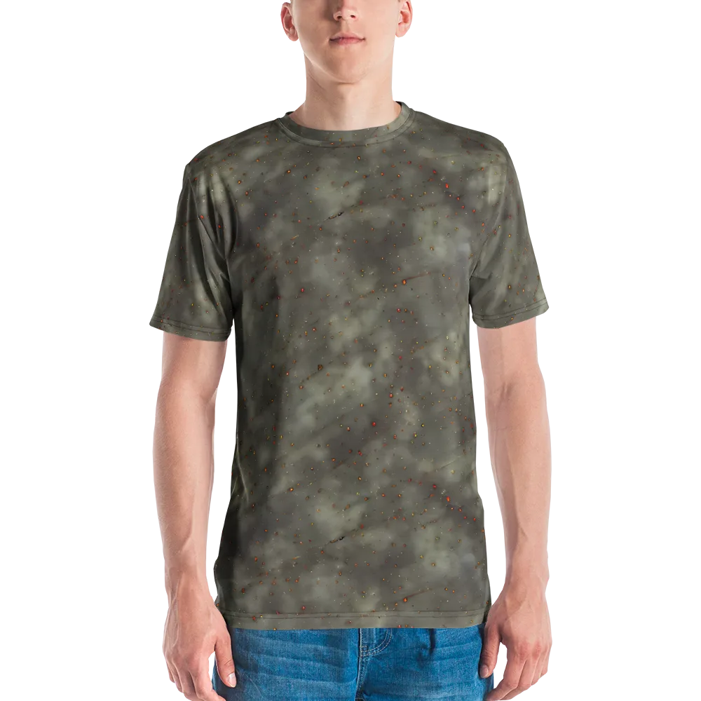 Ashen Constellation on Men's Crew Neck T-Shirt — Front