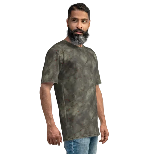 Ashen Constellation on a Men's Crew Neck T-Shirt