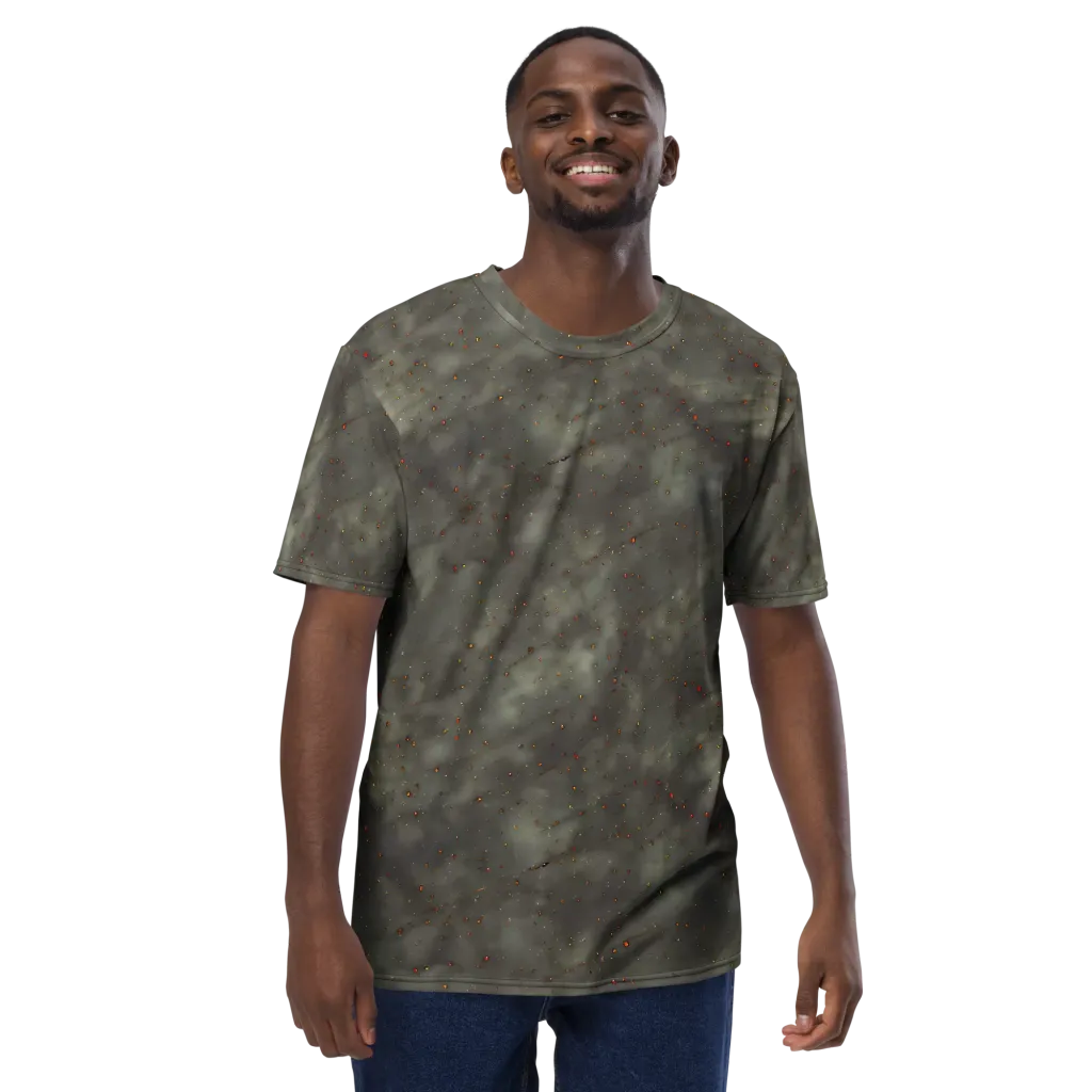 Ashen Constellation on Men's Crew Neck T-Shirt — Front