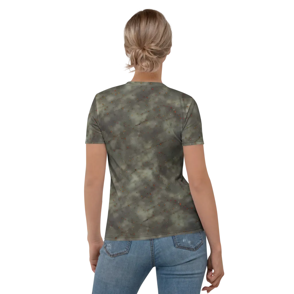 Ashen Constellation on Women's Crew Neck T-Shirt — Back