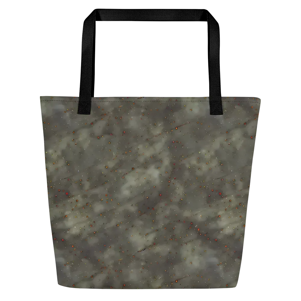 Ashen Constellation on Large Tote Bag W/ Pocket — Front
