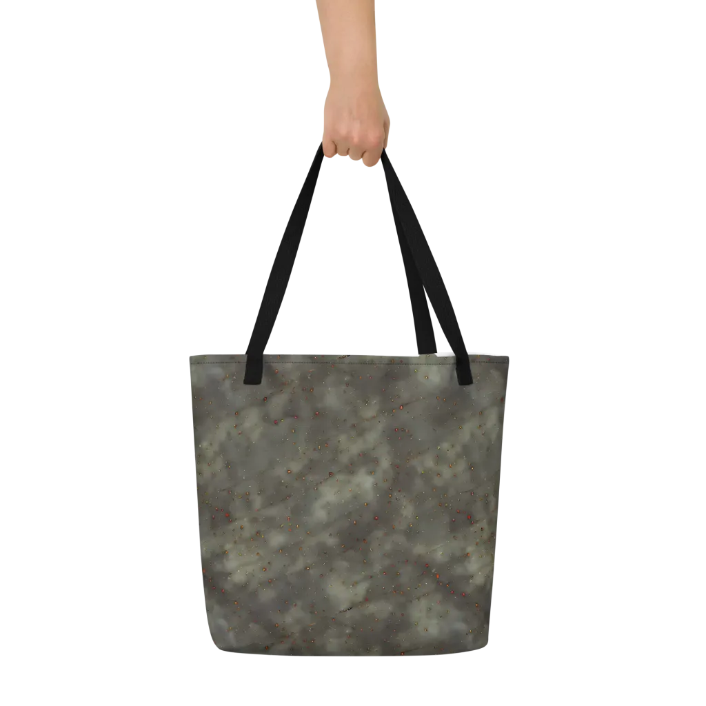 Ashen Constellation on Large Tote Bag W/ Pocket — Front