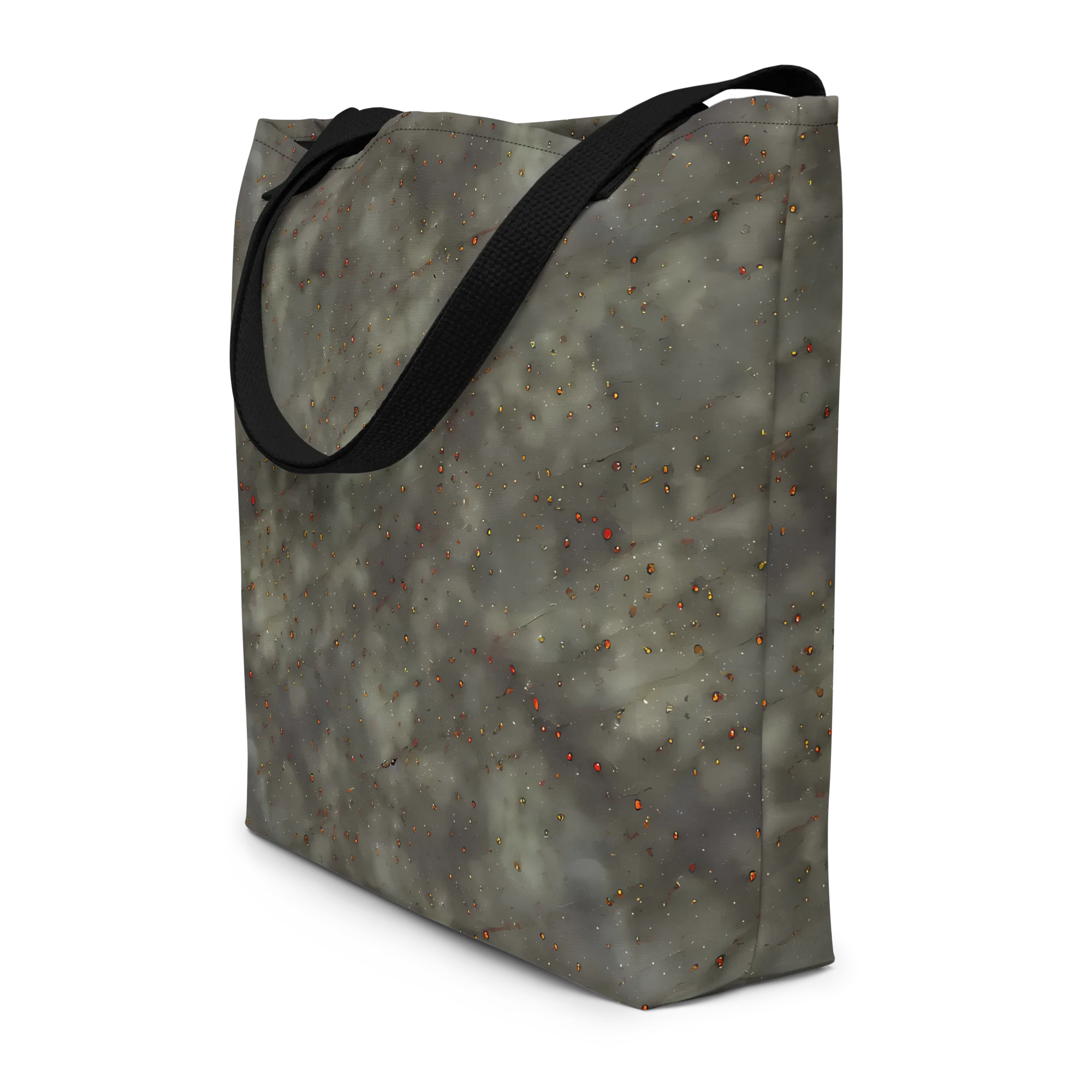 Ashen Constellation on Large Tote Bag W/ Pocket — Front