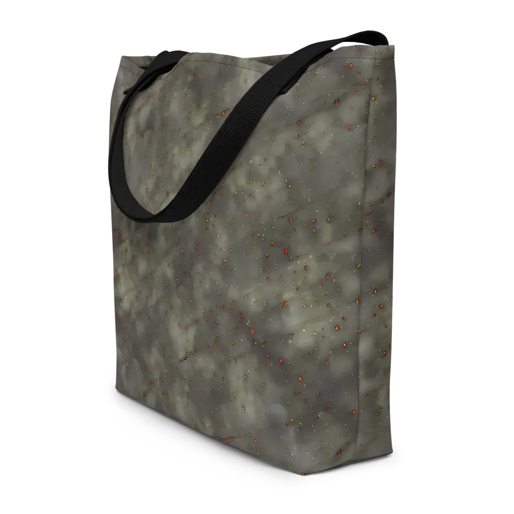 Ashen Constellation on Large Tote Bag W/ Pocket — Front