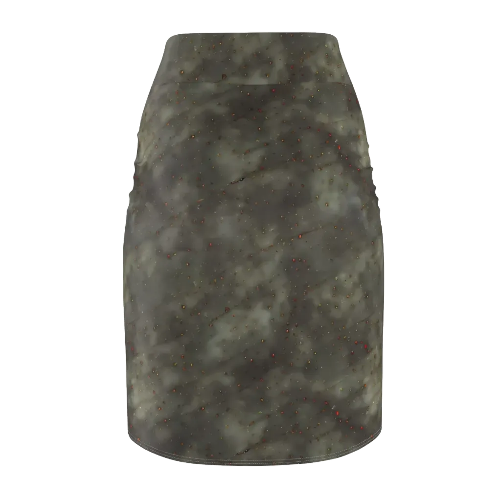 Ashen Constellation on Pencil Skirt — Back