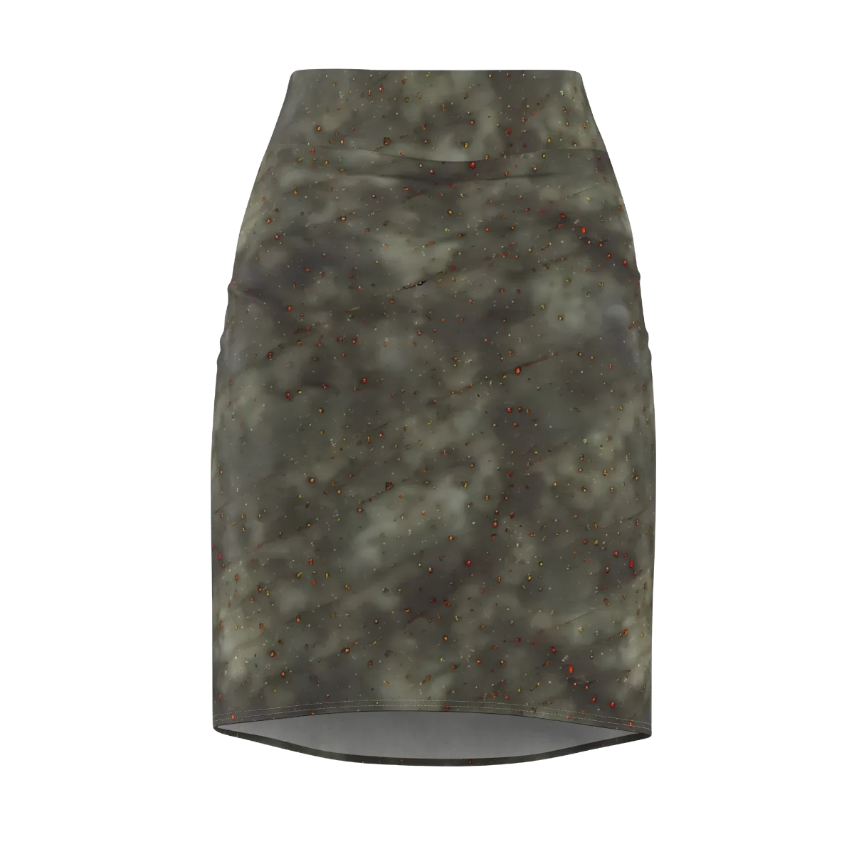 Ashen Constellation on Pencil Skirt — Front