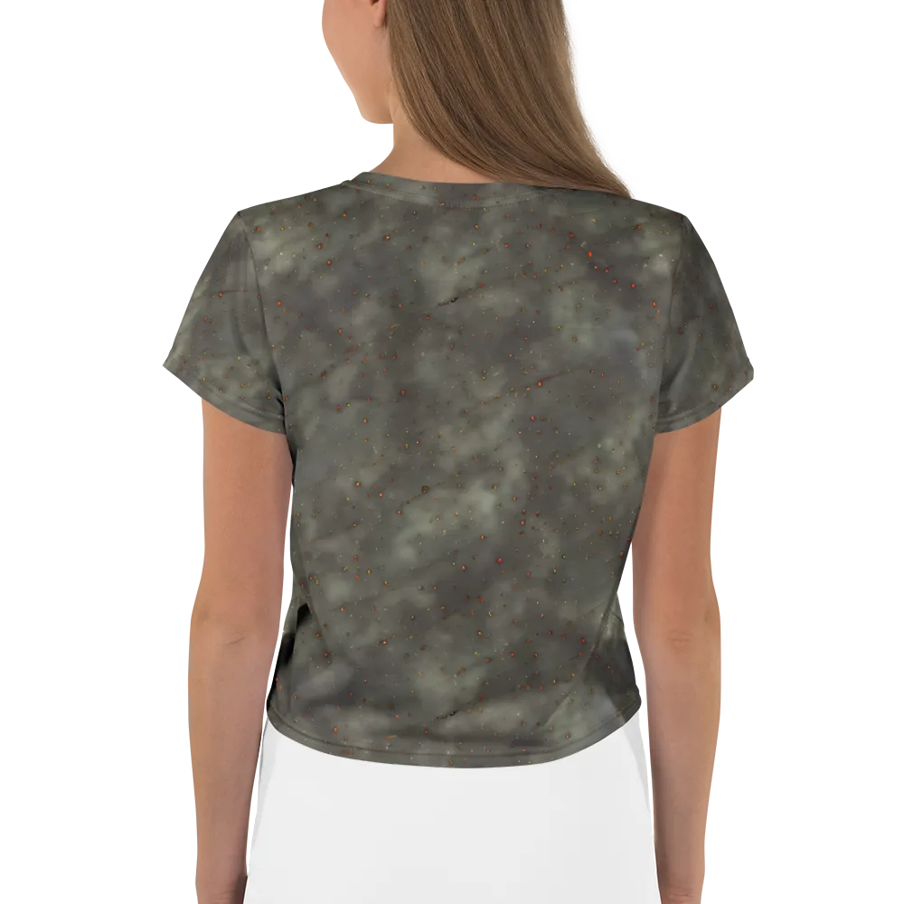 Ashen Constellation on Crop Tee — Back