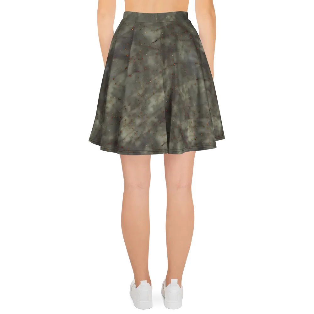 Ashen Constellation on Skater Skirt — Back