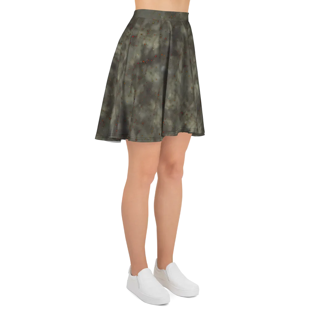 Ashen Constellation on Skater Skirt — Right