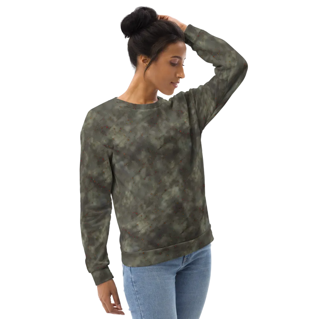 Ashen Constellation on Sweatshirt — Right Front