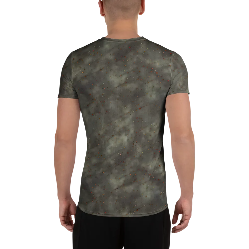 Ashen Constellation on Men's Athletic T-Shirt — Back