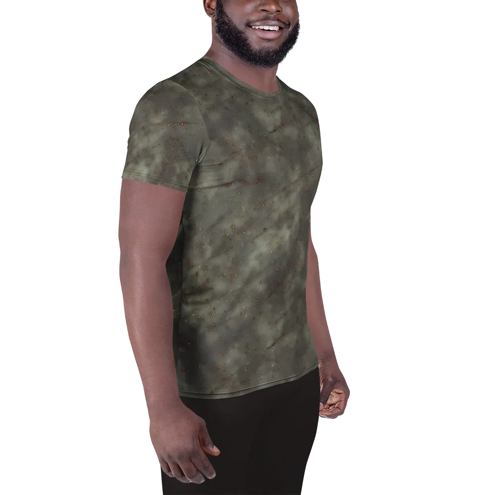 Ashen Constellation on Men's Athletic T-Shirt — Right