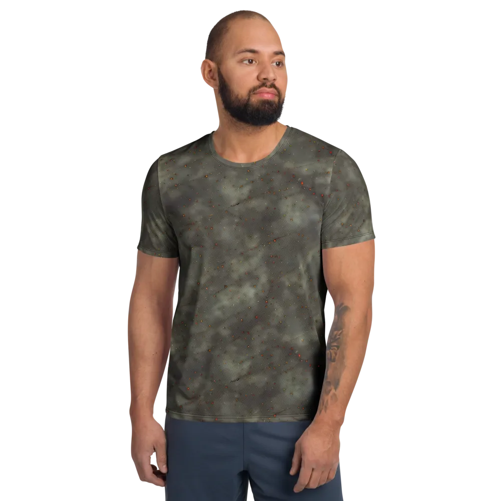 Ashen Constellation on Men's Athletic T-Shirt — Front