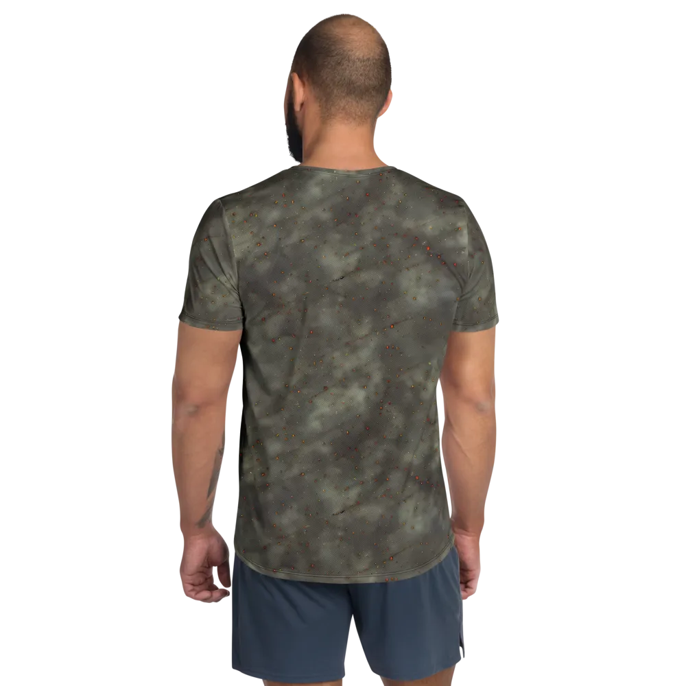 Ashen Constellation on Men's Athletic T-Shirt — Back