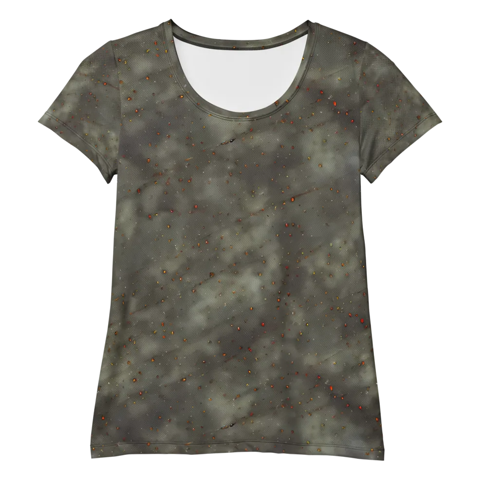 Ashen Constellation on Women's Athletic T-Shirt — Front