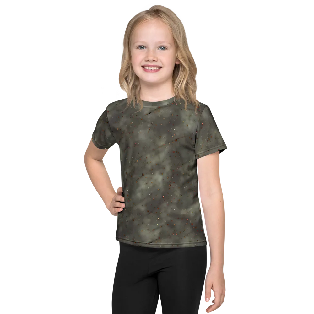 Ashen Constellation on Kids Crew Neck T-Shirt — Front